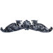 Heraldic Dragons of Avebury Sculptural Wall Pediment