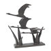 In Flight Long-necked Canadian Geese Cast Iron Statue
