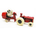 Tractor with Cement Mixer Replica Cast Iron Farm Toy Tractor