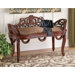 Constance Filigree Wood Garden Bench