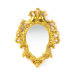 Madame Antoinette Salon Mirror in Faux Antique Gold