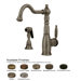Essexhaus One Handle Single Hole Kitchen Faucet with Side Spray