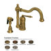 Legacyhaus One Handle Single Hole Kitchen Faucet with Side Spray