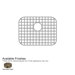 Stainless Steel Sink Grid for Noah Double Bowl Undermount Disposal Sink