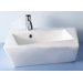 China Above Mounted Escher Torto Distorted Rectangular Bath Basin with Angle Sides