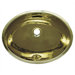 Decorative Undermuont Smooth Oval Basin