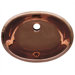 Decorative Undermount Smooth Oval Basin