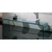 New Generation Large Freestanding Transparent Glass Shelf
