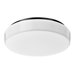 Round Decorative Circline Flush Mount in White