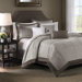 Cascade 6 Piece Duvet Set in Taupe
