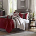 Tradewinds 7 Piece Comforter Set in Red