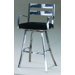 Director Contemporary Swivel Barstool with Arms