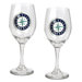 MLB 14 Oz Wine Glass (Set Of 2)