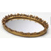 Antique Oval Resin Mirror Tray
