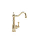 Perrin and Rowe One Handle Single Hole Kitchen Faucet with 9" Reach Column Spout