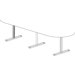 3-Leg Base, for 120" Top, Raven