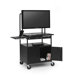 Cab Cart with Laptop Shelf for 26" to 42" Flat Panels