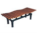 Wavy Wooden Bench