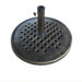 24" Free Standing Round Cast Stone Umbrella Base