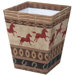 Clovis Wastepaper Basket with Vinyl Liner