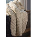 Rose Petal Faux Fur Throw