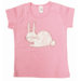 Bunny Cap Sleeve T Shirt in Pink