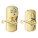 Plymouth by Flair Keypad Lever with Flex Lock