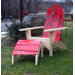 Water Ski Adirondack Chair and Ottoman