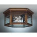 Williams 5.75" Two Medium Base Sockets Flush Mount with Galley