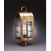 Adams 22" Medium Base Socket with Chimney Culvert Top H-Bars Post Lantern