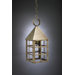 York 16" Medium Base Socket Pyramid Top H-Bars Hanging Lantern