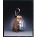 Lynn Medium Base Socket with Chimney Culvert Top H-Bars Wall Lantern