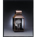 Livery 20" Three Candelabra Socket Culvert Top Wall Lantern