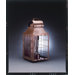 Livery 20" Medium Base Socket with Chimney Culvert Top H-Rod Wall Lantern