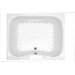 Dominica 40 x 60 x 23" Rectangular Air and Whirlpool Jetted Bathtub