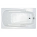 Anguilla 42 x 72 x 23" Rectangular Whirlpool Jetted Bathtub