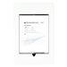Aluminum Cast White iPad Wall Mount Frame with Home Button Access without Camera Hole