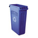 Slim Jim Recycling Container with Venting Channels, 23 Gal