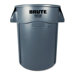 Brute Vented Trash Receptacle, 44 Gal