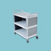 Xtra Utility Cart with 3 Shelves in Off-White