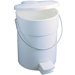 Step-On Waste Container in White