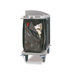 Zippered Vinyl Cleaning Cart Bag in Brown
