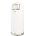Fire-Resistant Step-On Dome Receptacle, Rnd, Steel, 15gal, WE                                                                