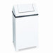 Fire-Safe Swing Top Square Receptacle, 24 Gal