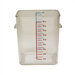 Polycarbonate Square Storage Container (22 U.S. qt.)