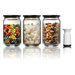 Vac 'n Save ColoPot Glass Vacuum Storage Container with Pump (Set of 3)