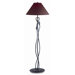 Leaf One Light Floor Lamp with Oval Base