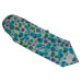 Cotton Swaddling Blanket in Blue Geo Print