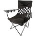 Outdoor King Pin Folding Chair in Black / White