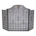 3 Panel Iron Fireplace Screen